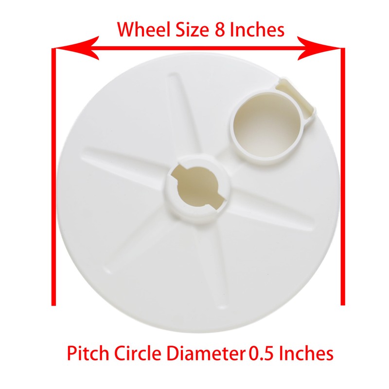 xyocx Replacement Wheel Cover Assembly 127-6840 fits Toro 21"/22" Recycler