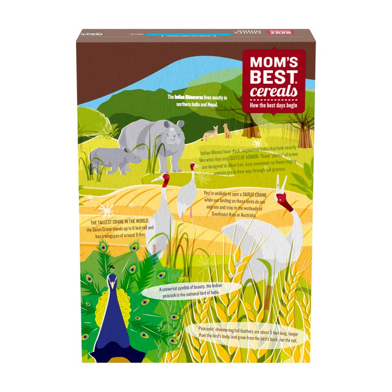 Mom's Best Fruity Rings Cereal, Kosher, 12.2 oz Box (Pack