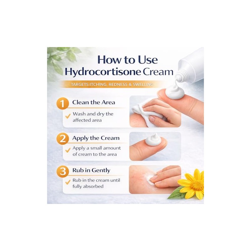 Hydrocortisone Cream 1% w/w Bite and Sting Cream, Mosquito and