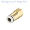 M METERXITY 2pcs 1/8 PT Female Pa Pipe Fitting Straight
