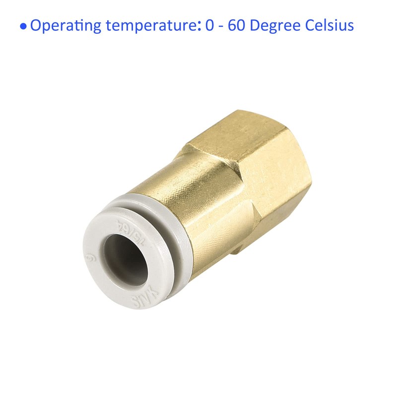 M METERXITY 2pcs 1/8 PT Female Pa Pipe Fitting Straight