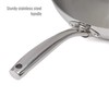 Goodful 12-Inch Stainless Steel Fry Pan with Universal Lid made