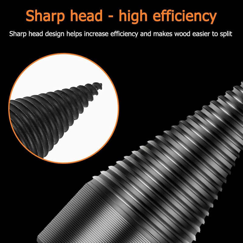 High Speed Twist Firewood Drill Bit Wood Splitter Screw Splitting