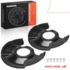 A-Premium Front Driver and Passenger Side Brake Dust Shield Compatible