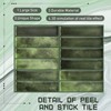 Drydiet 10 Sheets Tile Peel and Stick Backsplash 11.43 x