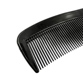 Gabri Wide Tooth Comb - Comfortable Handgrip Handle Detangler Hair Comb, Ideal for Personal, Barber, Hairdresser, Salon, Thick & Curly, Medium to Long Hair - Hair Combs (Curved Grip No.2304 20cm)