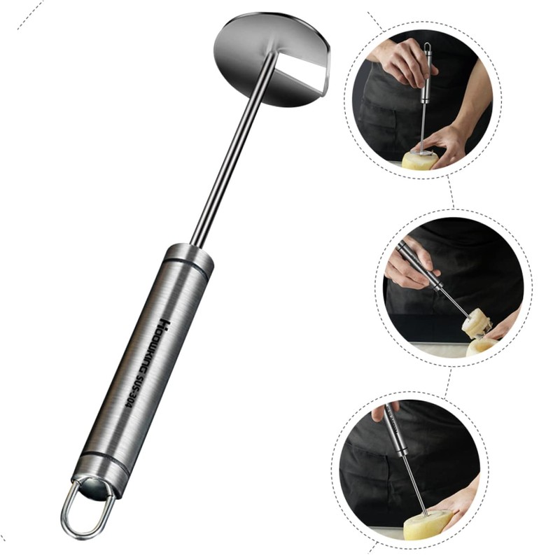 Mikinona Pear Cherry Apple Core Remover Stainless Steel Easy to