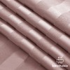 Simply Amelia Satin Stripe Single Blush Duvet Cover Sets Premium