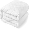 A ATH Collection Poly-Cotton Quilted Mattress Protector Cotton Fabric Pad