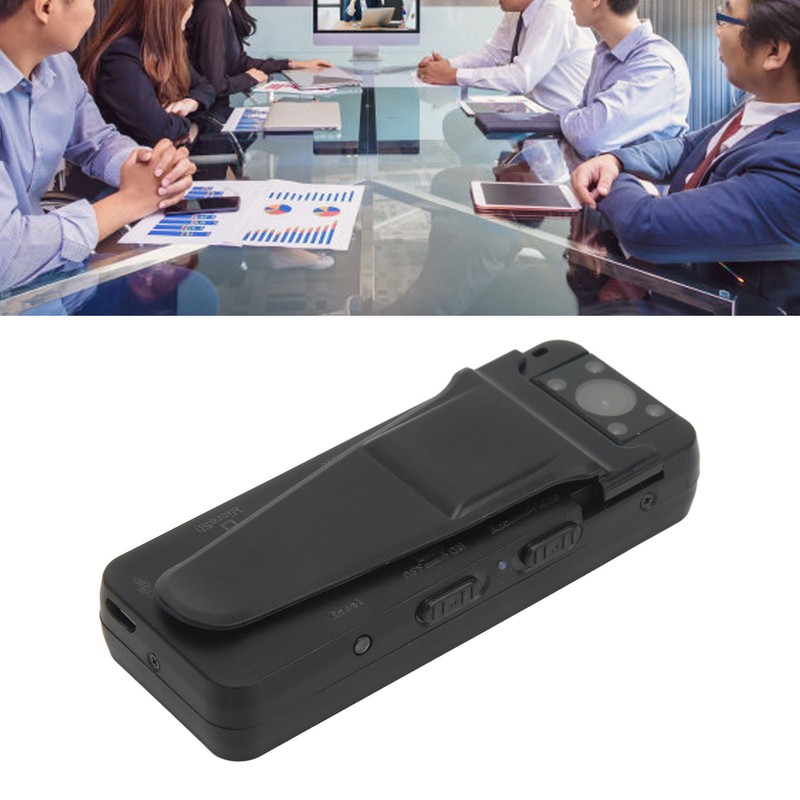 1080p Pocket Camera Recorder Clip On 180 Degree Rotation Pocket