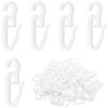 110 PCS Plastic Curtain Hooks – Glider Hooks for Curtain