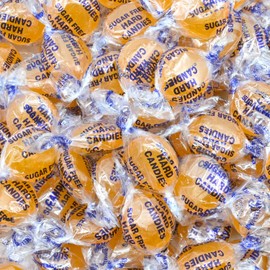 Sugar-Free Butterscotch Hard Candy, 1 Lb, Rich Butterscotch Flavor