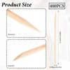 400 PCS Orange Wood Nail Sticks, 4.5 Inch Wooden Cuticle