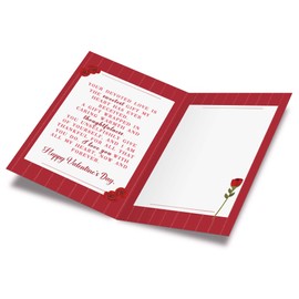 Husband Valentine's Day Card | Prime Greetings | Made in America | Eco-Friendly | Thick Card Stock with Premium Envelope 5in x 7.75in | Packaged in Protective Mailer