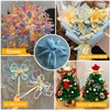 ESUOHYM Pipe Cleaners Craft Bouquets Making Kit Includes Floral Stems,
