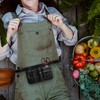 Bojueshaw Gardening Tool Belt with 8 Pockets,Adjustable Waist Bag,Waterproof Oxford