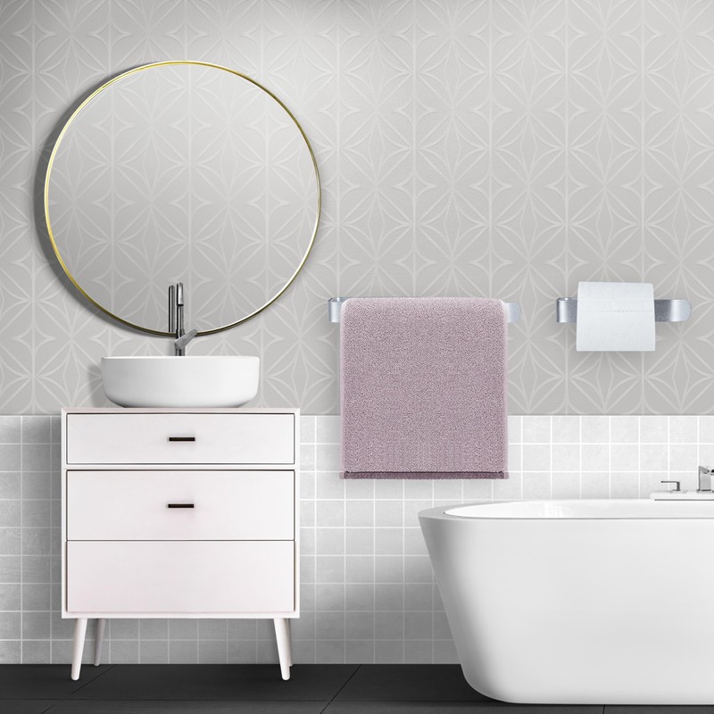 Toilet Roll Holder and Towel Holder Set - Hand Towel