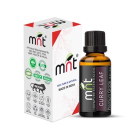 MNT Curry Leaf Essential Oil 100% Pure Natural & Therapeutic Grade for Aromatherapy, Hair Care (15ML)