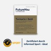 FutureYou Turmeric+ Gold - Turmeric Capsules High Dose with Curcumin,