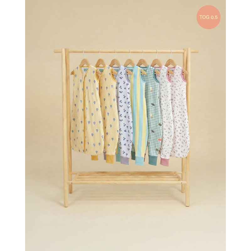 molis&co Baby Sleeping Bag with Feet 0.5 TOG, Size: 90
