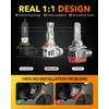 OXILAM 9012/HIR2 Fog Light Bulbs, 6500K Cool White, 6X Brighter
