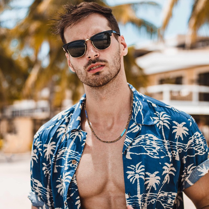 COAI Power Stone Heishi Power Stone Necklace, tiger eye, Tigers