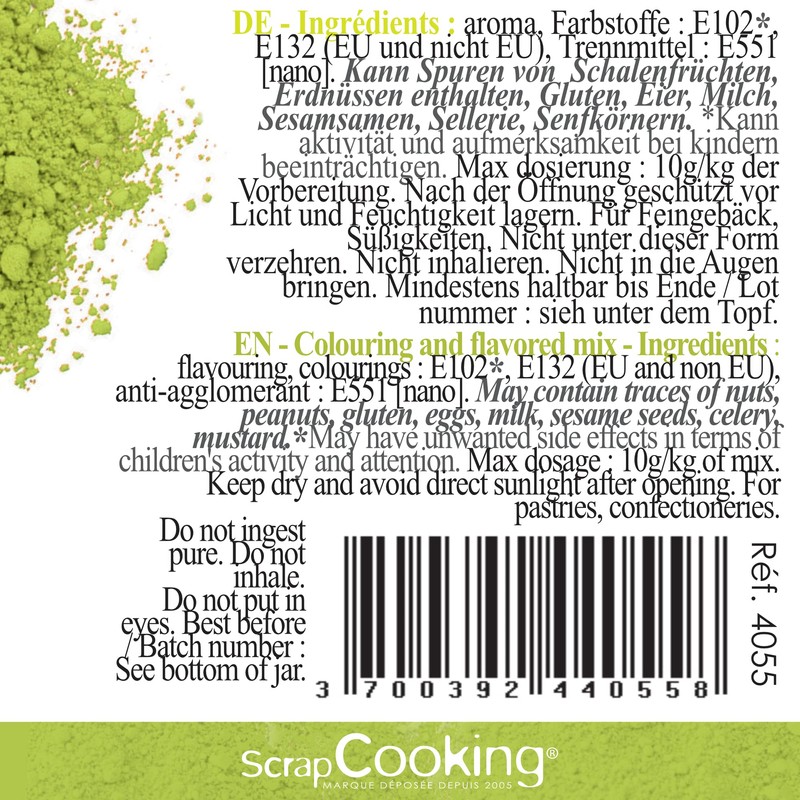Youdoit Green Food dye Pistachio Flavor - 10 g