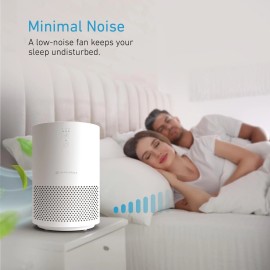 Hathaspace Smart True HEPA Home Air Purifier Small Air Cleaner with Activated Carbon Filter