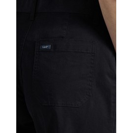 Lee Women's Petite Ultra Lux Comfort with Flex-to-Go Utility Pant Unionall Black 14 Petite