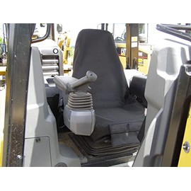 Made in USA - Mid Back Loader Dozer Heavy Equipment Vinyl Seat Cover - 20x25, Heavy Duty Vinyl, Jay's Equipment Seat Covers