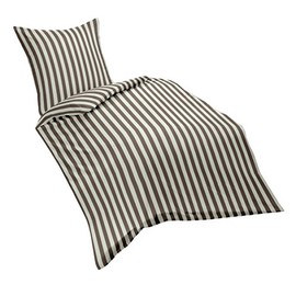 Fleuresse Riva Feingewebe-Bettwäsche, taupe, 135 x 200 cm