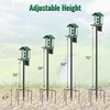 Bird Feeder Pole, 76in Adjustable Bird House Pole for Outdoors,