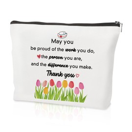 VZXMKA Nurse Gifts for Women - Nurse Christmas Gift Ideas,Nurses Week Gifts Graduation Appreciation Presents for Nurses Practitioner Retirement Gift Valentine Day Birthday Presents Womens Makeup Bag