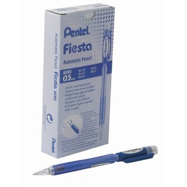 Pentel Fiesta 0.5mm Automatic Pencil - Blue Barrel (Pack of 12)