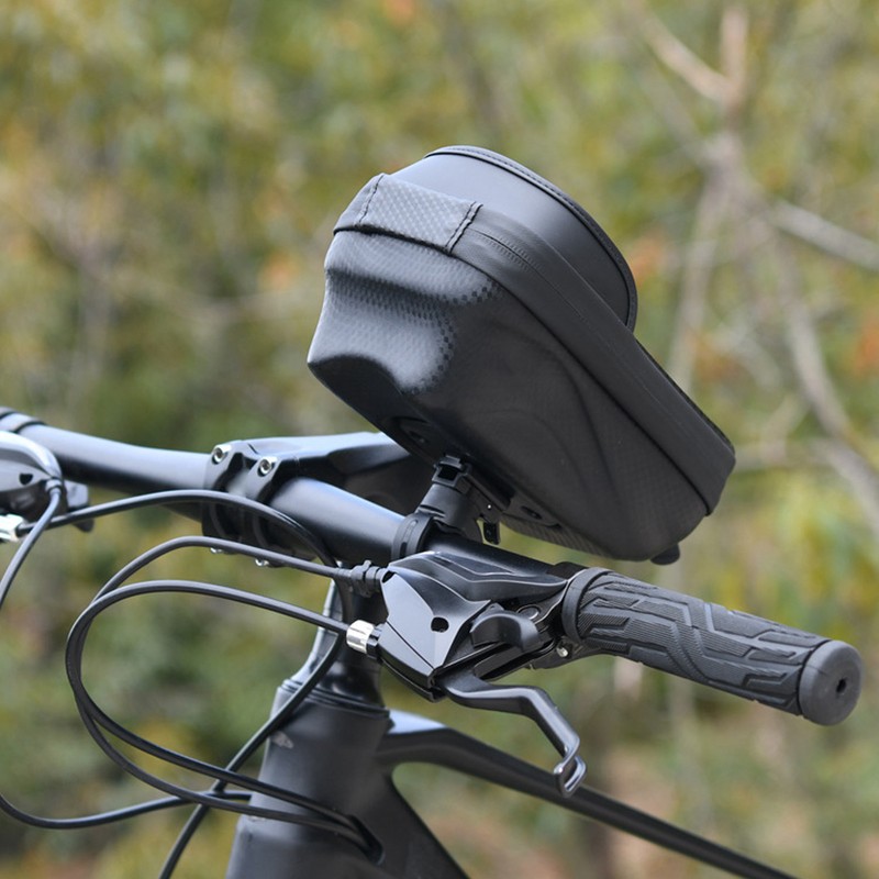 Bike Front Frame Bag Waterproof Shock Absorbing Touch Screen Phone