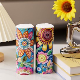 Car Tissues Holder with Facial Tissue, Car Tissue Box, Travel Tissues Cylinder,Suitable for Car Cup Holder(3-ply 4 Pack, 200 Sheets)