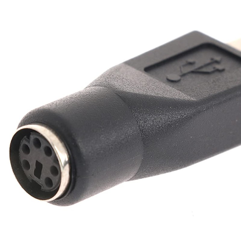 Audio Fan USB to PS/2 Converter Adapter USB A Male