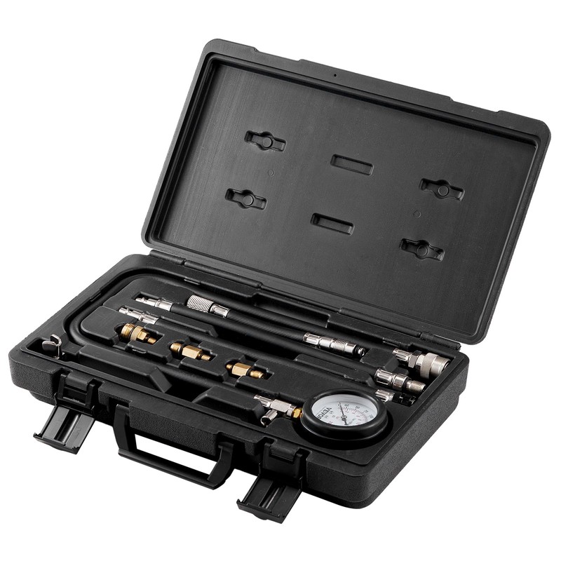 VEVOR Compression Tester Adapter Kit, 9 Pcs Automotive Engine Cylinder