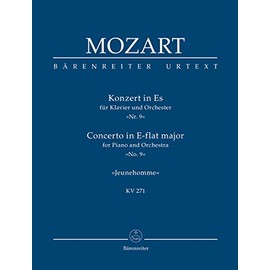 BARENREITER TASCHENPARTITUREN MOZART W.A. - PIANO CONCERTO IN E-FLAT MAJOR 'JEUNEHOMME CONCERTO' (NO. 9) E-FLAT MAJOR KV 271 - STU Classical sheets Pocket score