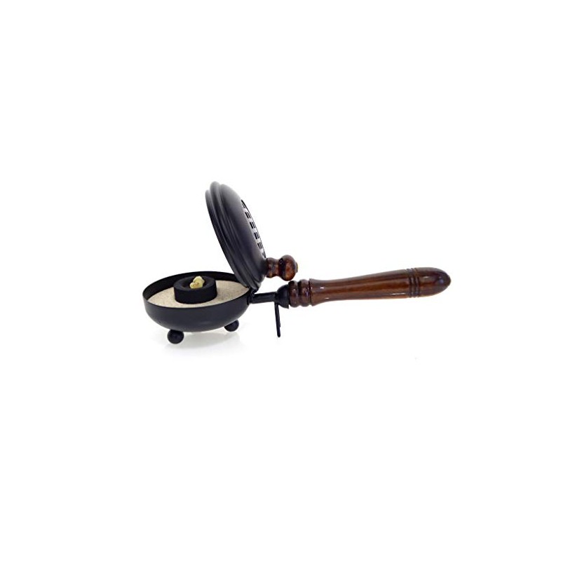 Fumaga - Small Muck Incense Pan with Wooden Handle Including