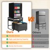 TC-HOMENY Mini Fridge Stand with Storage Drawer, 300 lb Load