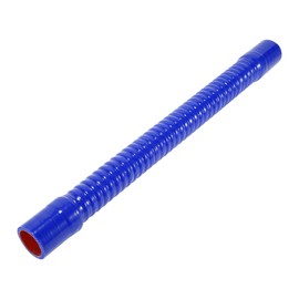 X AUTOHAUX 1 Pcs 35mm 1.38" ID 500mm 19.69" Length 0 Degree Blue Red Car Silicone Hose Coolant Hose Universal