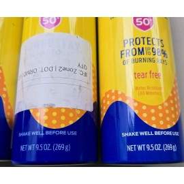 Banana Boat Kids Sport  Sunscreen Lotion  Spray SPF 50+ 9.5 oz SET OF 3