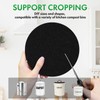 ENLOY 7.25 Inch Charcoal Filters for Kitchen Compost Bin, 12