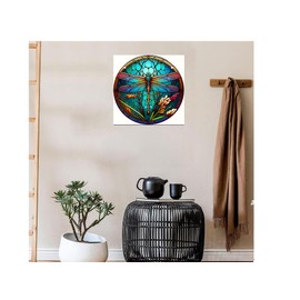 EIBEILI Dragonfly Diamond Art Painting Kits for Adults - Full Drill Diamond Paintings for Beginners, Round 5D Paint with Diamonds Pictures Gem Art Painting Kits DIY Adult Crafts Kits 12x12inch