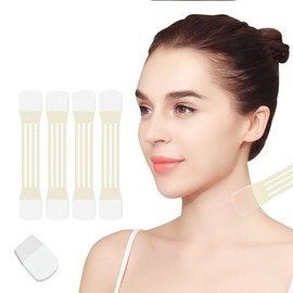 Parches Para Arrugas En El Cuello, Tiras Para El Cuello, Cinta Reafirmante Para El Cuello, Dispositivo Para Mejorar Las Líneas De Expresión, Arrugas Y Flacidez De La Piel Del Cuello(4 Bandas