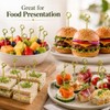 300PCS Cocktail Sticks, 9cm Bamboo Skewers