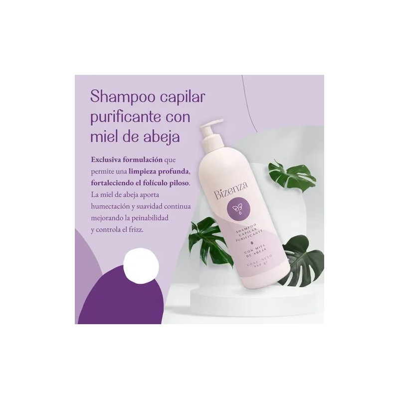 Shampoo Capilar Purificante Con Miel De Abeja 980gr.