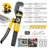 YUZES Hydraulic Crimping Tool 10 Tons, 12 AWG to 2/0