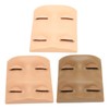 3Pcs Eyelash Practice Mannequin Head Double Layer Lash Mannequin Head